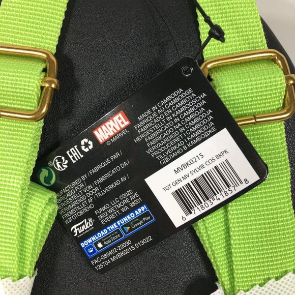Marvel Loki Sylvie Blacklight Cosplay Mini Backpack main image 7